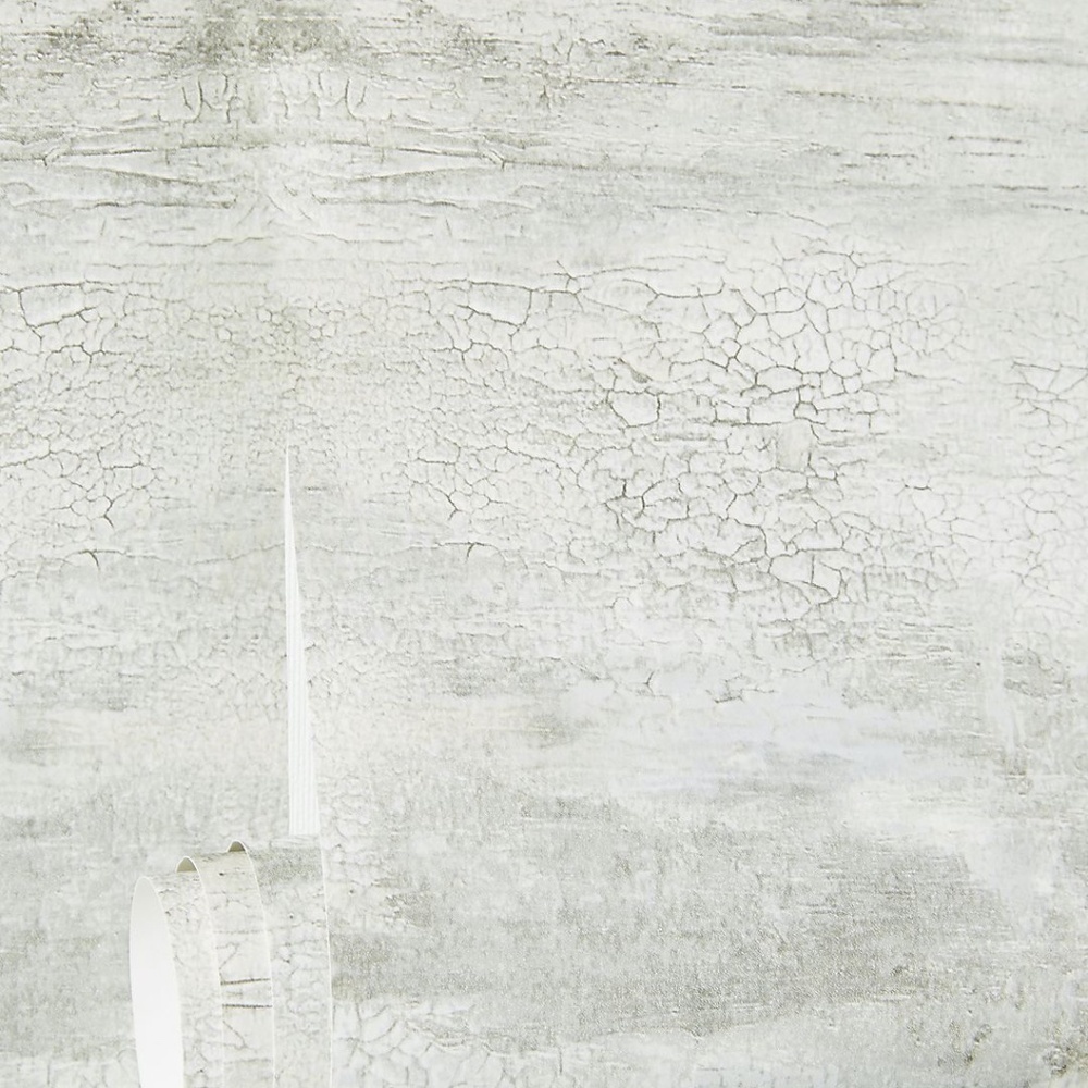 Anthropologie Serene Jewel Grey Motif Wallpaper